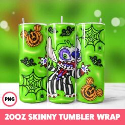 Stitch 4 Tumbler Wrap, 20oz Skinny Tumbler Wrap