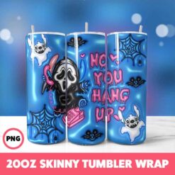 Stitch 57 Tumbler Wrap, 20oz Skinny Tumbler Wrap