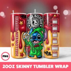 Stitch 6 Tumbler Wrap, 20oz Skinny Tumbler Wrap