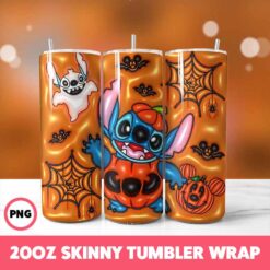 Stitch 65 Tumbler Wrap, 20oz Skinny Tumbler Wrap