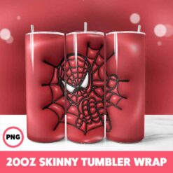 Superhero 11 Tumbler Wrap, 20oz Skinny Tumbler Wrap