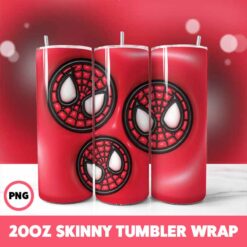 Superhero 6 Tumbler Wrap, 20oz Skinny Tumbler Wrap