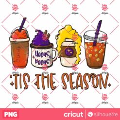 Tis The Season PNG, Hocus Pocus PNG, Retro Halloween PNG