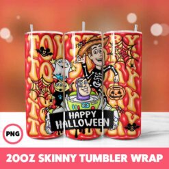 Toy Story 2 Tumbler Wrap, 20oz Skinny Tumbler Wrap