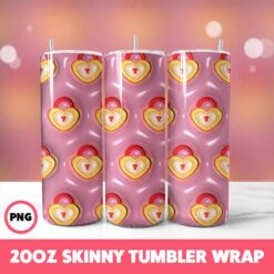 Valentine 117 Tumbler Wrap, 20oz Skinny Tumbler Wrap