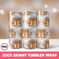 Valentine 14 Tumbler Wrap, 20oz Skinny Tumbler Wrap