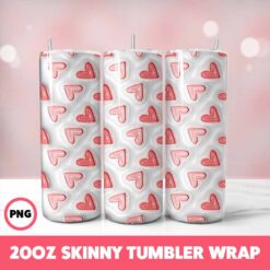 Valentine 141 Tumbler Wrap, 20oz Skinny Tumbler Wrap