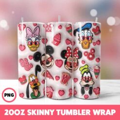 Valentine 154 Tumbler Wrap, 20oz Skinny Tumbler Wrap