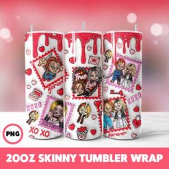 Valentine 155 Tumbler Wrap, 20oz Skinny Tumbler Wrap