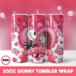 Valentine 230 Tumbler Wrap, 20oz Skinny Tumbler Wrap