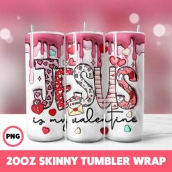 Valentine 240 Tumbler Wrap, 20oz Skinny Tumbler Wrap