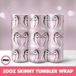 Valentine 25 Tumbler Wrap, 20oz Skinny Tumbler Wrap