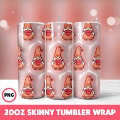 Valentine 28 Tumbler Wrap, 20oz Skinny Tumbler Wrap