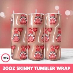 Valentine 29 Tumbler Wrap, 20oz Skinny Tumbler Wrap