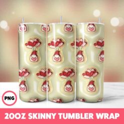 Valentine 41 Tumbler Wrap, 20oz Skinny Tumbler Wrap