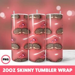 Valentine 56 Tumbler Wrap, 20oz Skinny Tumbler Wrap