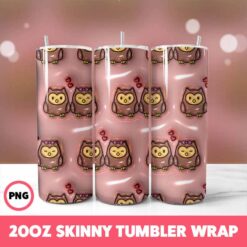 Valentine 75 Tumbler Wrap, 20oz Skinny Tumbler Wrap