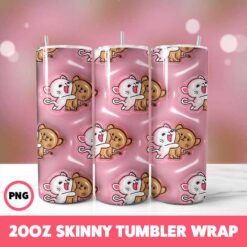 Valentine 90 Tumbler Wrap, 20oz Skinny Tumbler Wrap