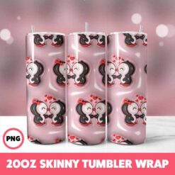 Valentine 92 Tumbler Wrap, 20oz Skinny Tumbler Wrap