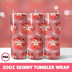 Valentine 97 Tumbler Wrap, 20oz Skinny Tumbler Wrap