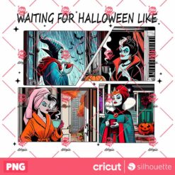 Waiting For Halloween Like Horror Movie Characters PNG, Hallween Villain PNG, Villain Character Daily Life PNG